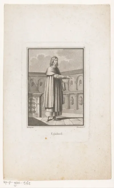 Portret van Eginhard