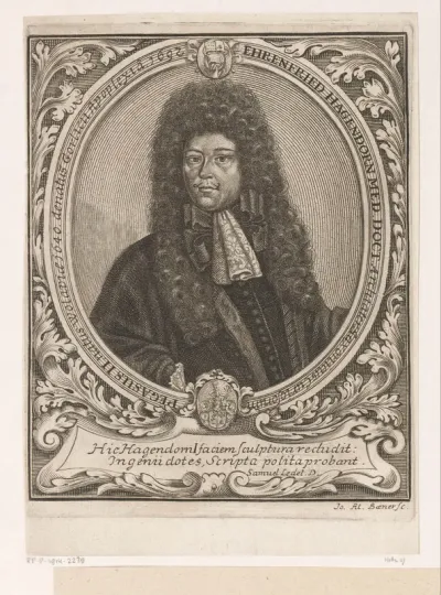 Portret van Ehrenfried Hagendorn