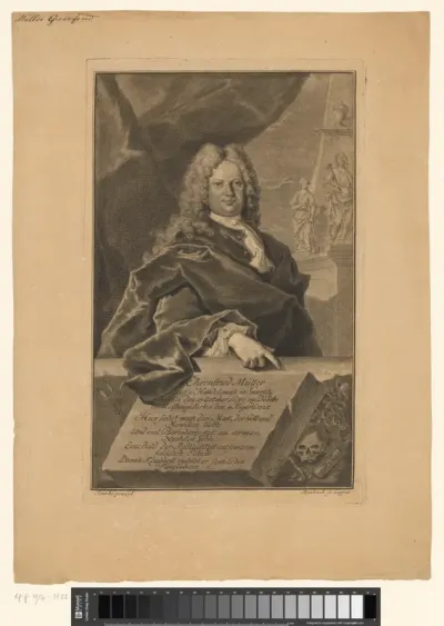 Portret van Ehrenfried Müller