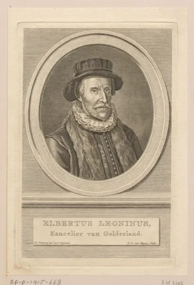 Portret van Elbertus de Leuwe