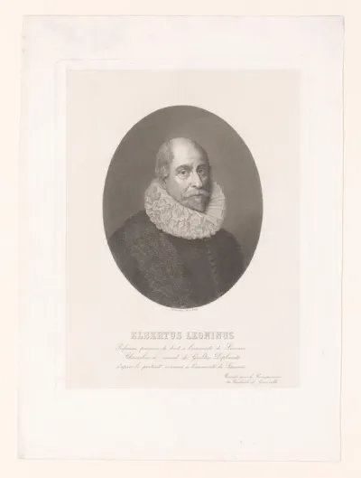 Portret van Elbertus Leoninus