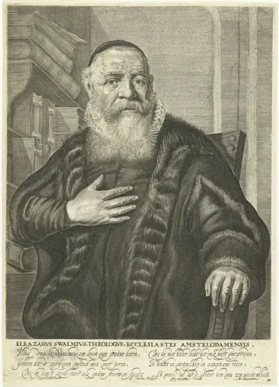 Portret van Eleazar Swalmius
