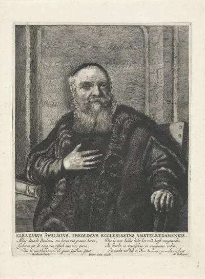 Portret van Eleazer Swalmius