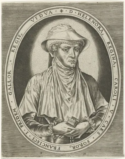 Portret van Eleonora van Habsburg