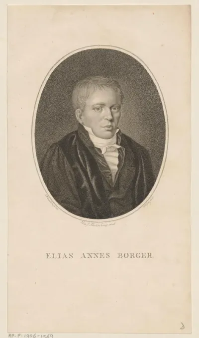 Portret van Elias Anne Borger
