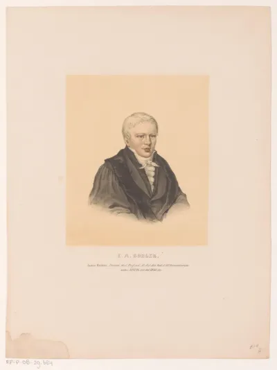 Portret van Elias Annes Borger