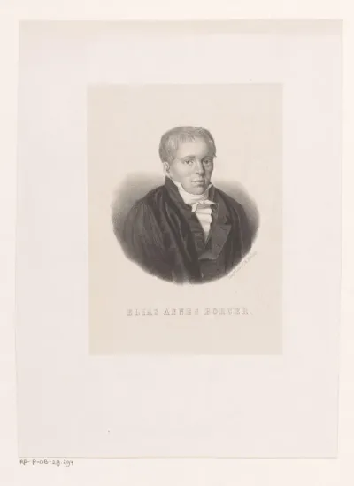 Portret van Elias Annes Borger