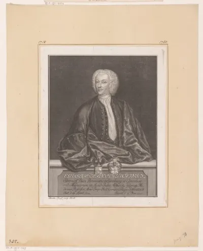 Portret van Elias Friedrich Heister