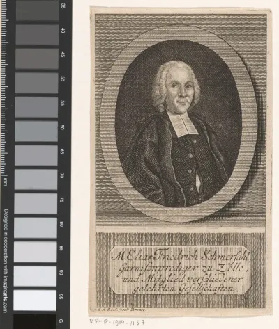 Portret van Elias Friedrich Schmersahl