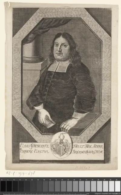 Portret van Elias Grebenitz