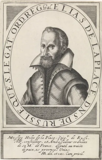 Portret van Elie de la Place