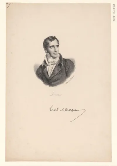 Portret van Élie Decazes