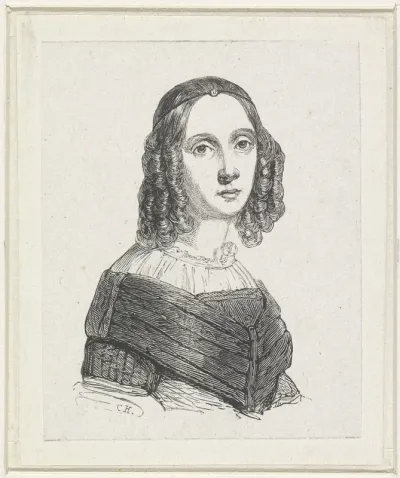 Portret van Elisabeth Alida Kiers