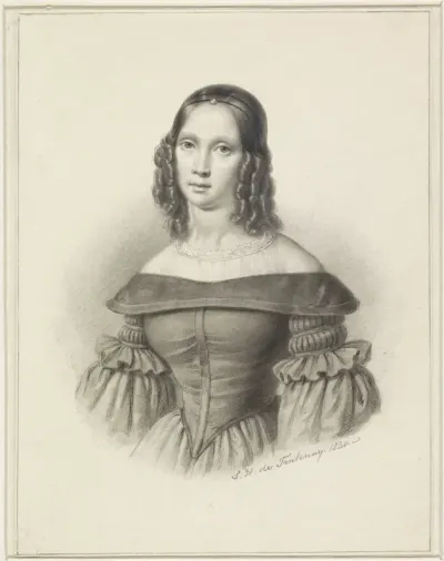 Portret van Elisabeth Alida Kiers