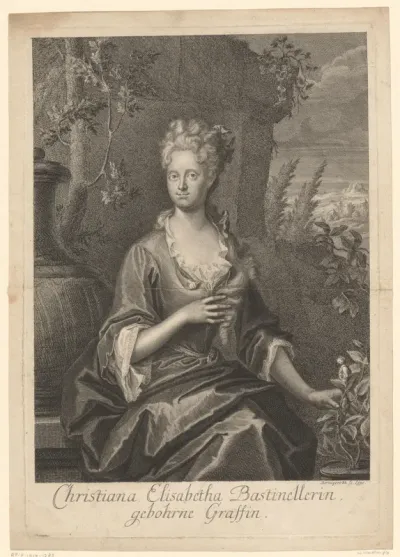 Portret van Elisabeth Charlotte Mylius
