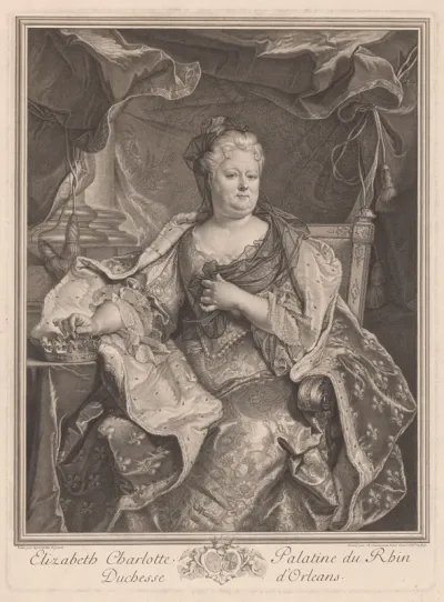 Portret van Elisabeth Charlotte van Orléans