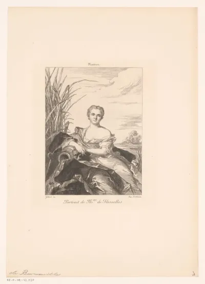 Portret van Elisabeth de Flesselles