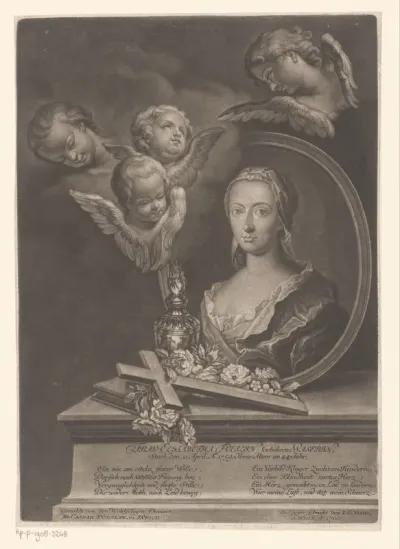 Portret van Elisabeth Füssli