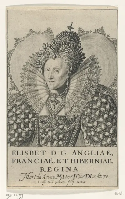 Portret van Elisabeth I, koningin van Engeland