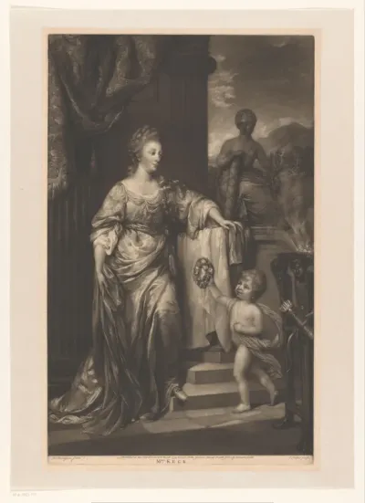 Portret van Elisabeth Legh