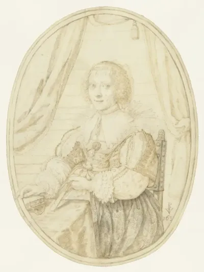 Portret van Elisabeth Lemens (?-1650)