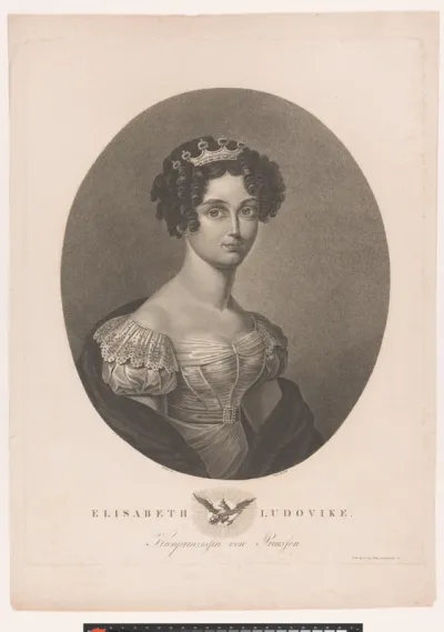 Portret van Elisabeth Ludovika, koningin van Pruisen