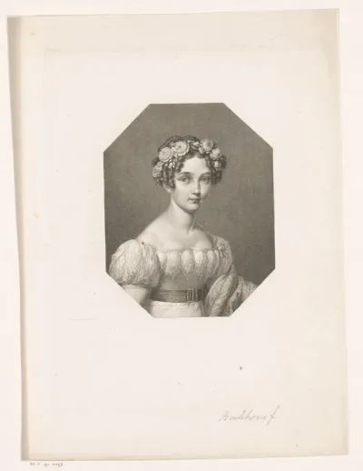 Portret van Elisabeth Ludovika van Beieren