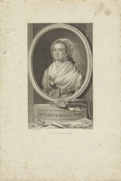 Portret van Elisabeth Maria Post