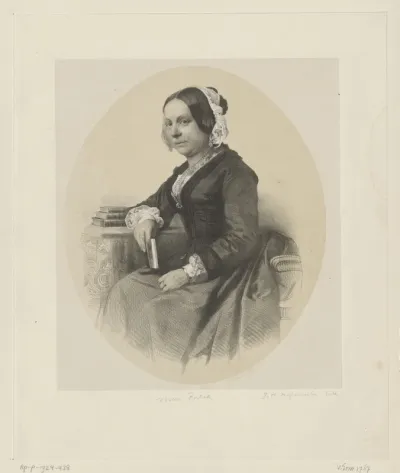 Portret van Elisabeth Ottoline Johanna Falck-Walland