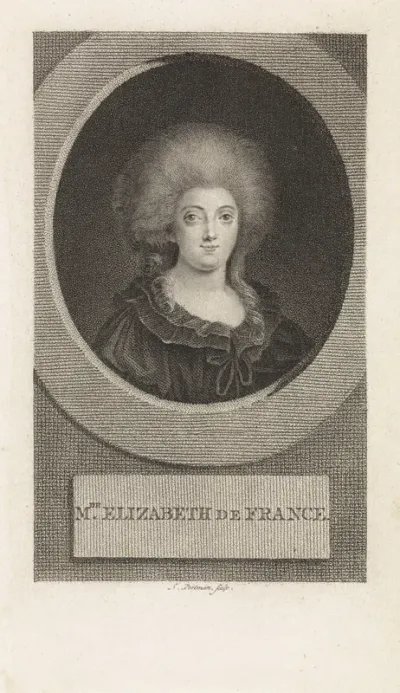 Portret van Elisabeth Philippine Marie Helene, prinses van Frankrijk