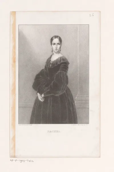 Portret van Élisabeth Rachel Félix