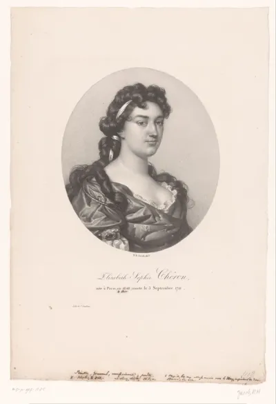 Portret van Élisabeth-Sophie Chéron