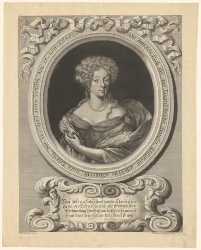 Portret van Elisabeth Steger