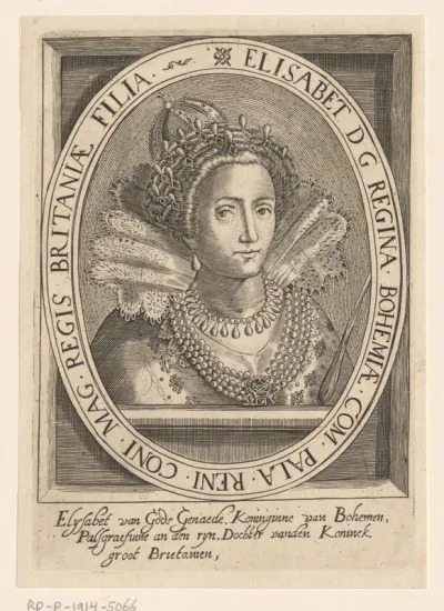 Portret van Elisabeth Stuart