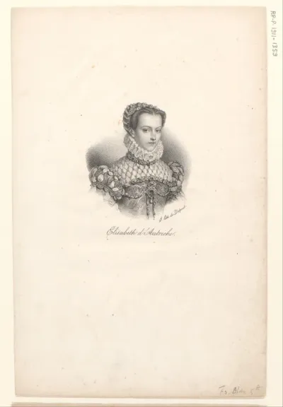 Portret van Elisabeth van Oostenrijk