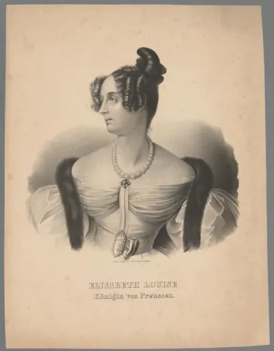 Portret van Elisabeth van Pruisen