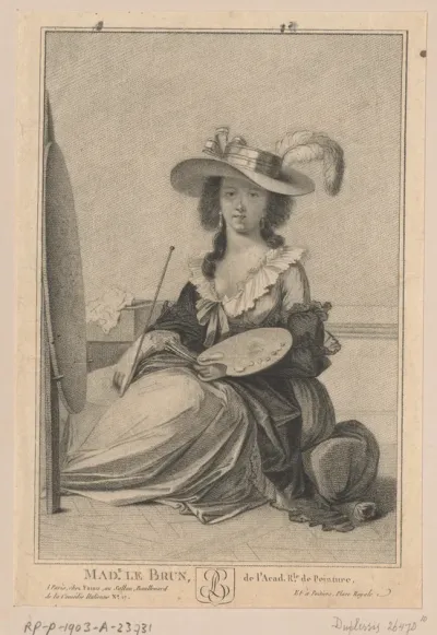 Portret van Elisabeth Vigée-Le Brun