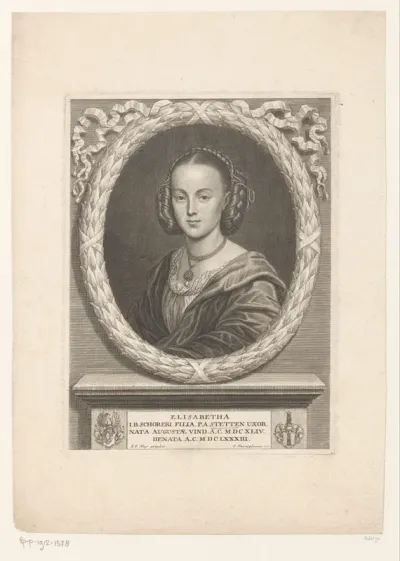 Portret van Elisabeth von Stetten