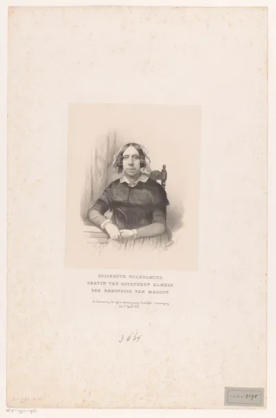 Portret van Elisabeth Wilhelmina van Rechteren Almelo