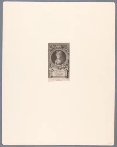 Portret van Elisabeth Wilhelmine Louise von Württemberg