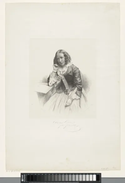 Portret van Elise van Calcar