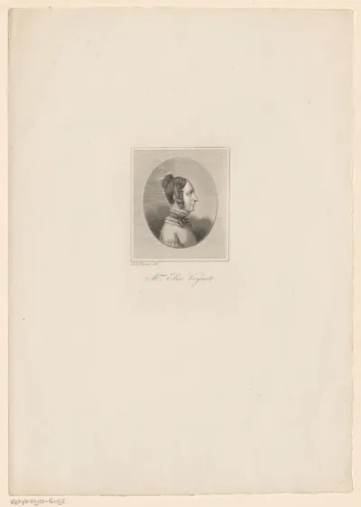 Portret van Élise Voïart