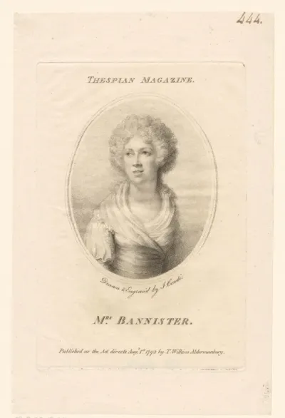Portret van Elizabeth Bannister