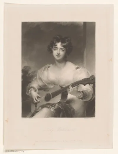 Portret van Elizabeth Black