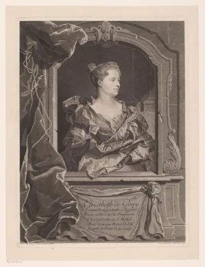 Portret van Elizabeth de Gouy