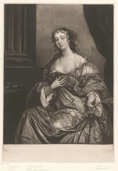 Portret van Elizabeth Hamilton als de H. Catharina