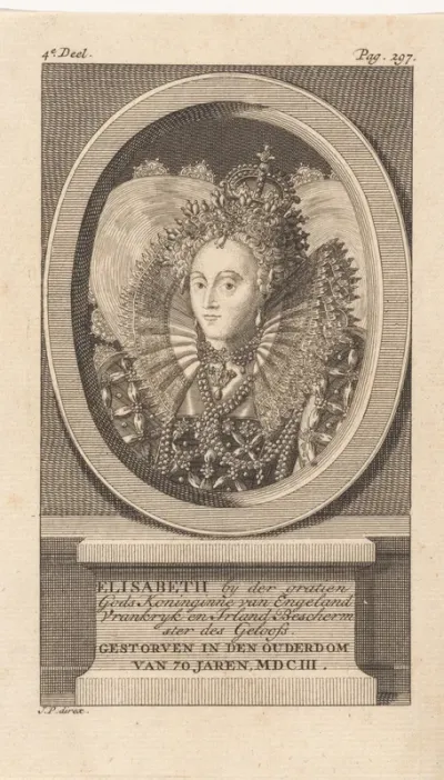 Portret van Elizabeth I Tudor, koningin van Engeland