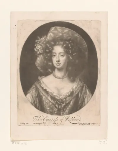 Portret van Elizabeth Jones, gravin van Kildare