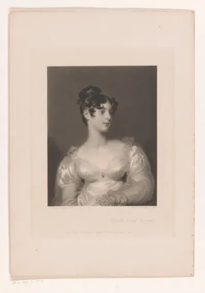 Portret van Elizabeth Leveson-Gower