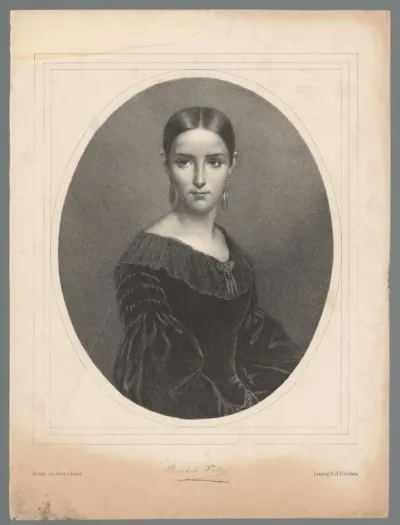 Portret van Elizabeth-Rachel Félix